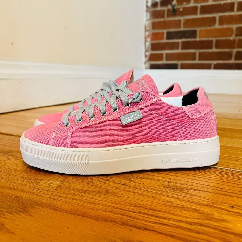 P448 Pilnk Canvas Sneakers Women’s 38 US 7.5 - 8 BRAND NEW - Picture 6 of 16